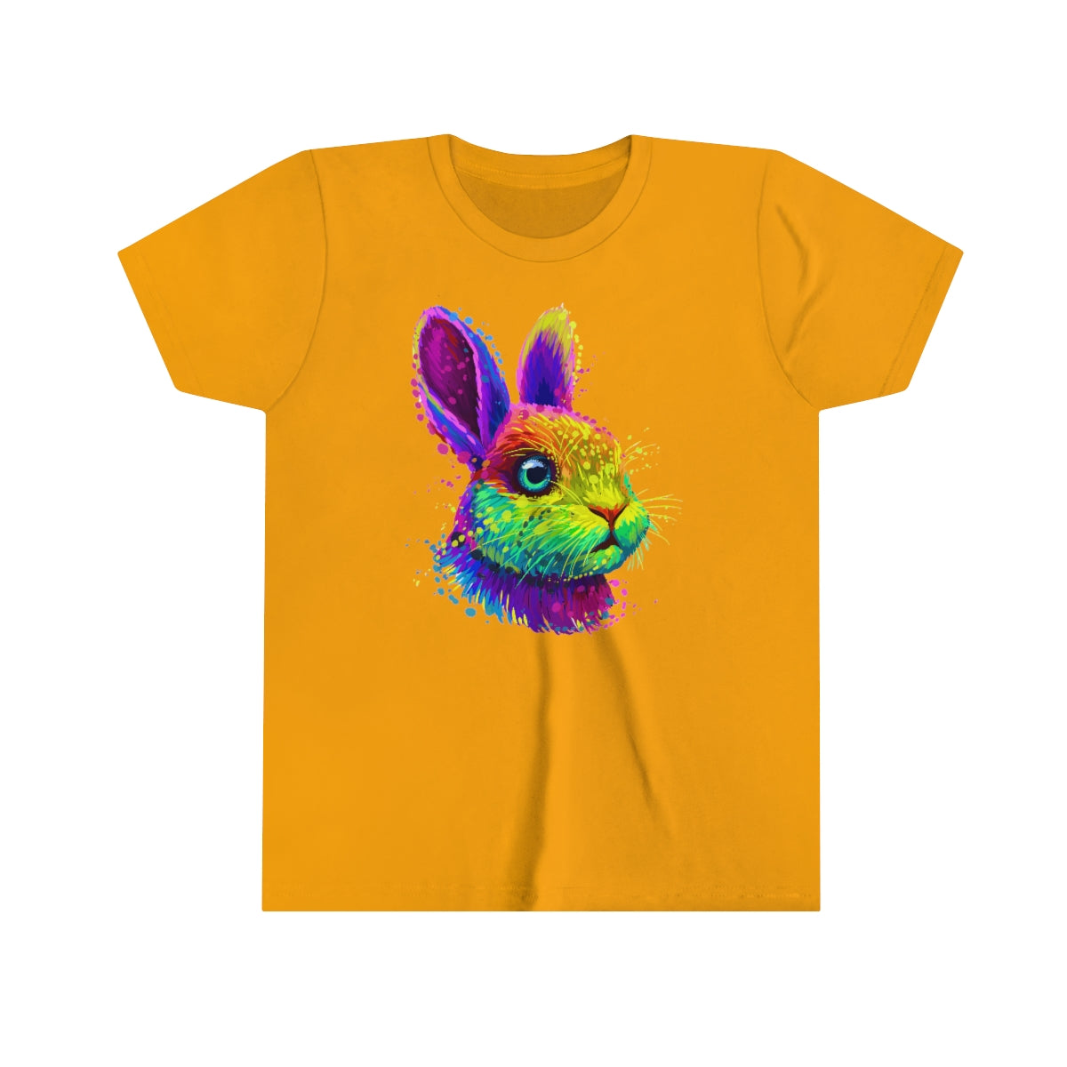 Youth Short Sleeve Tee "Abstract colorful little rabbit"