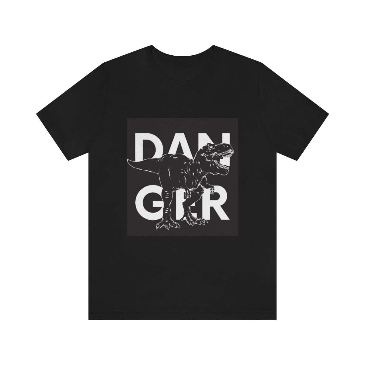 Unisex Jersey Short Sleeve Tee "Danger Dinosaur"