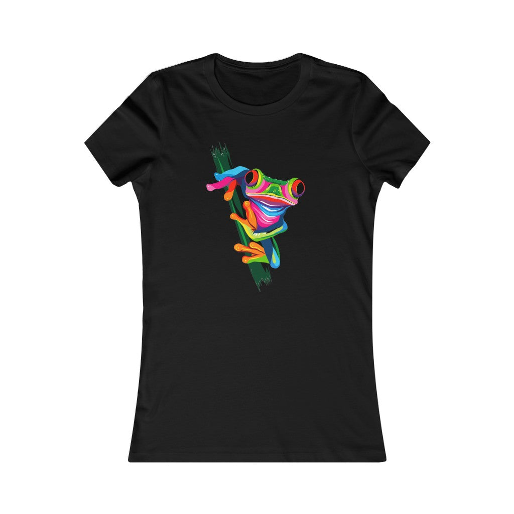Women's Favorite Tee "Abstract colorful frog"