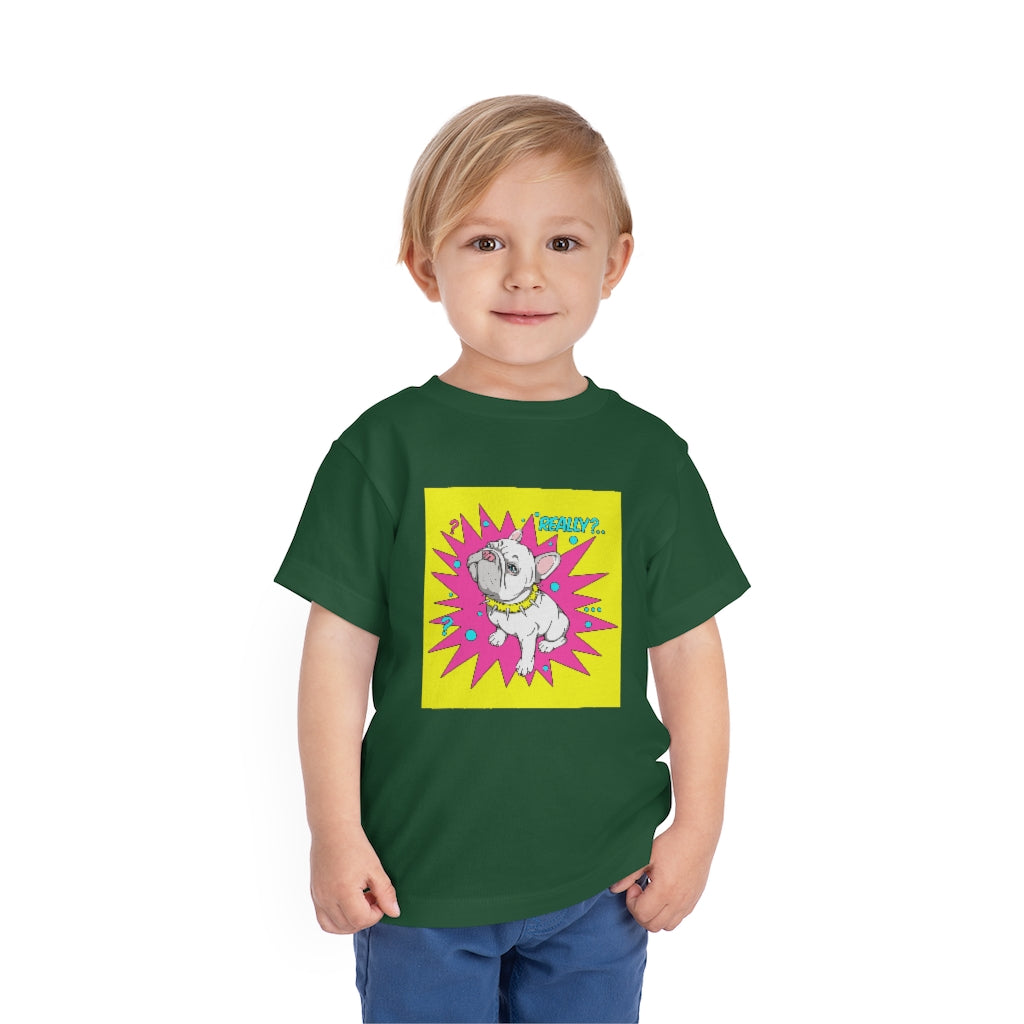 Kids Short Sleeve Tee "French bulldog really?"