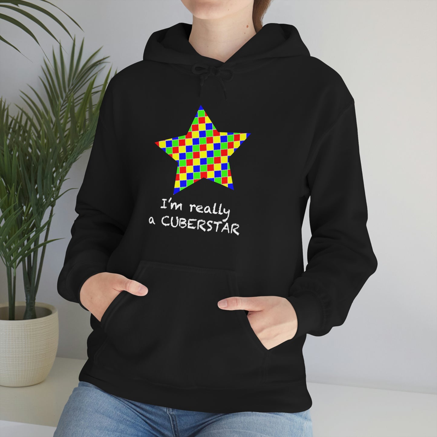 Unisex Heavy Blend™ Hooded Sweatshirt "I'm really a cuberstar"