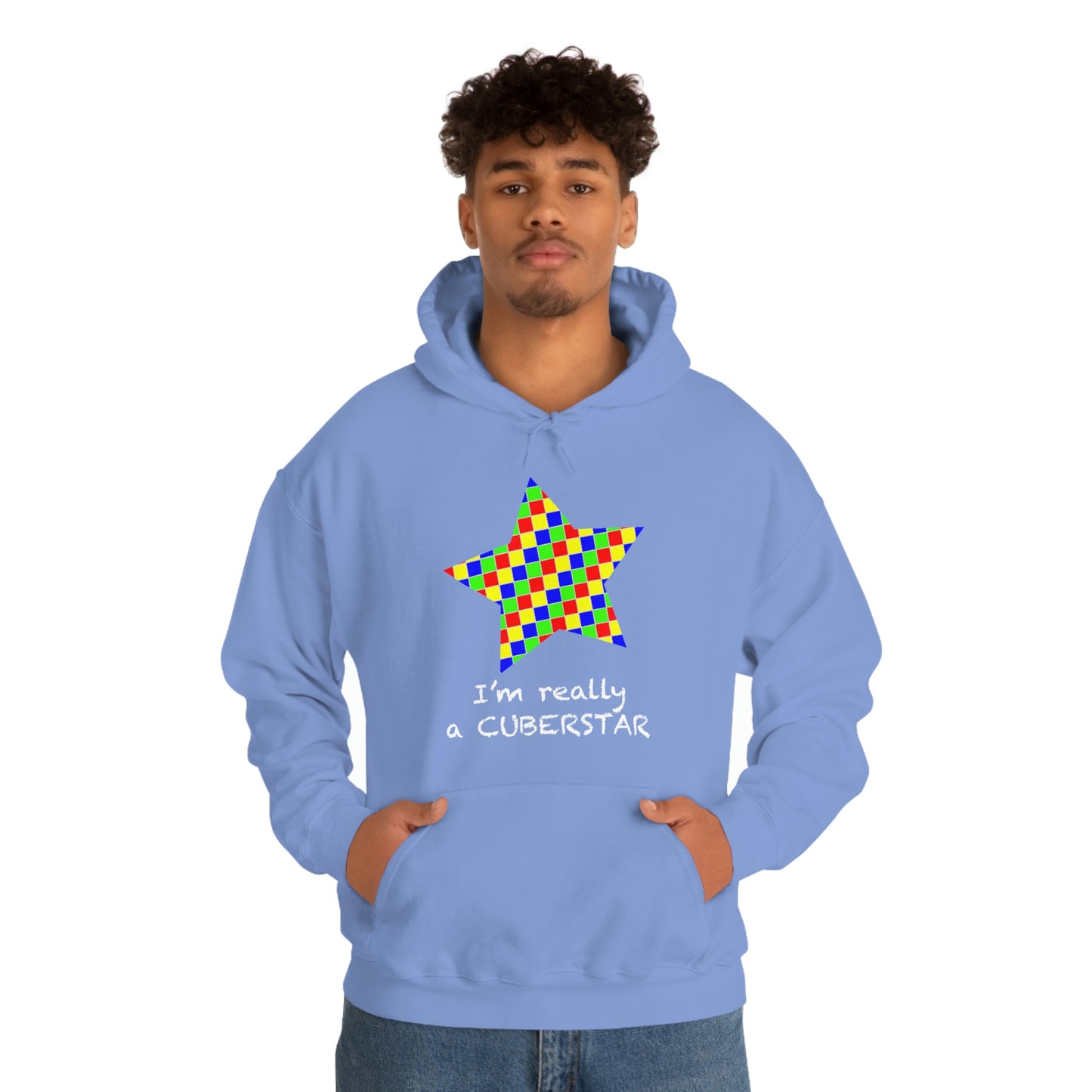 Unisex Heavy Blend™ Hooded Sweatshirt "I'm really a cuberstar"