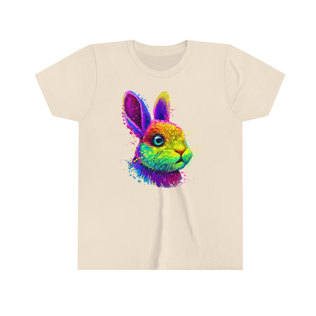 Youth Short Sleeve Tee "Abstract colorful little rabbit"
