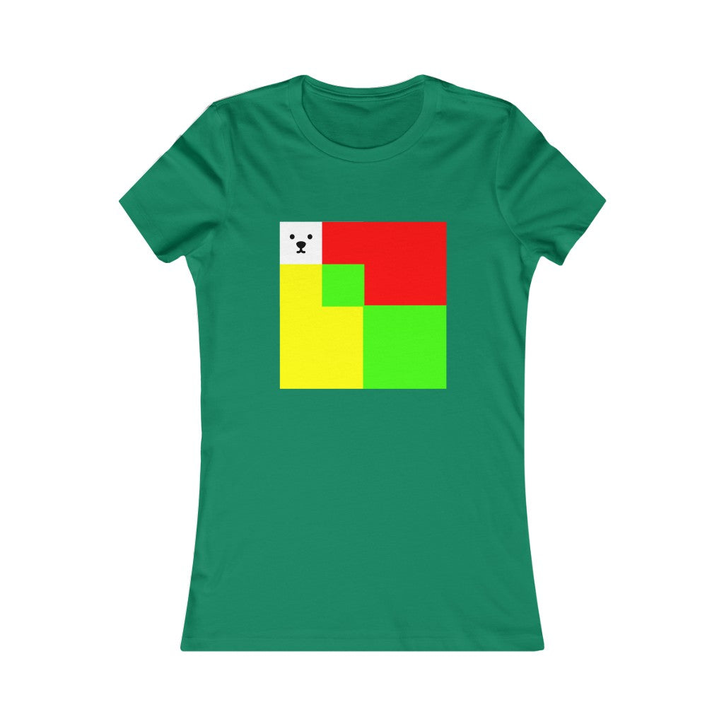 Women's Favorite Tee "CuBeArea abstract"