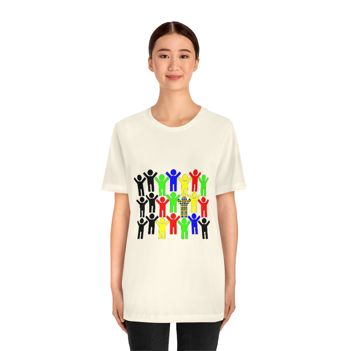 Unisex Jersey Short Sleeve Tee "Change the World by changing yourself"