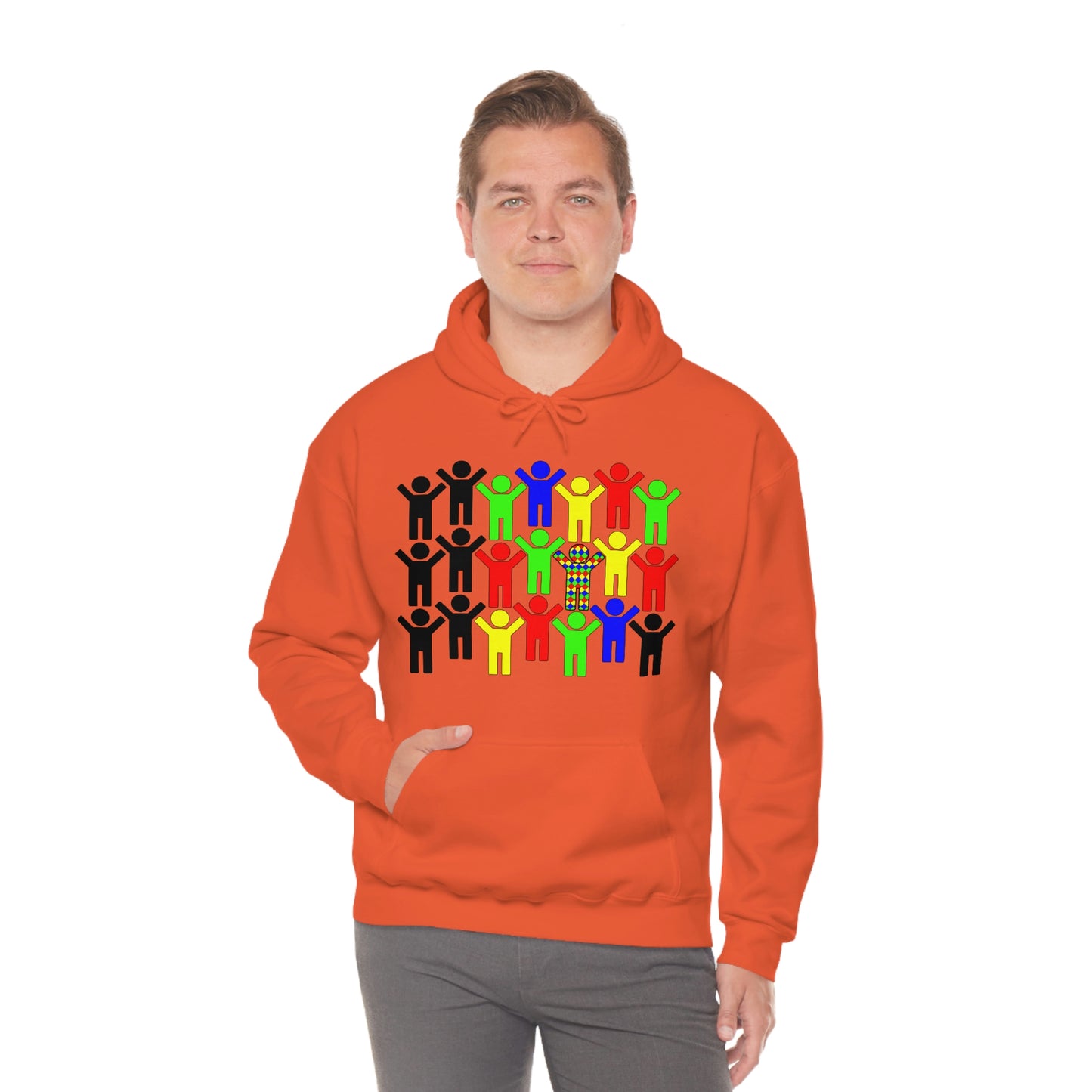 Unisex Heavy Blend™ Hooded Sweatshirt "Change the world by changing yourself"