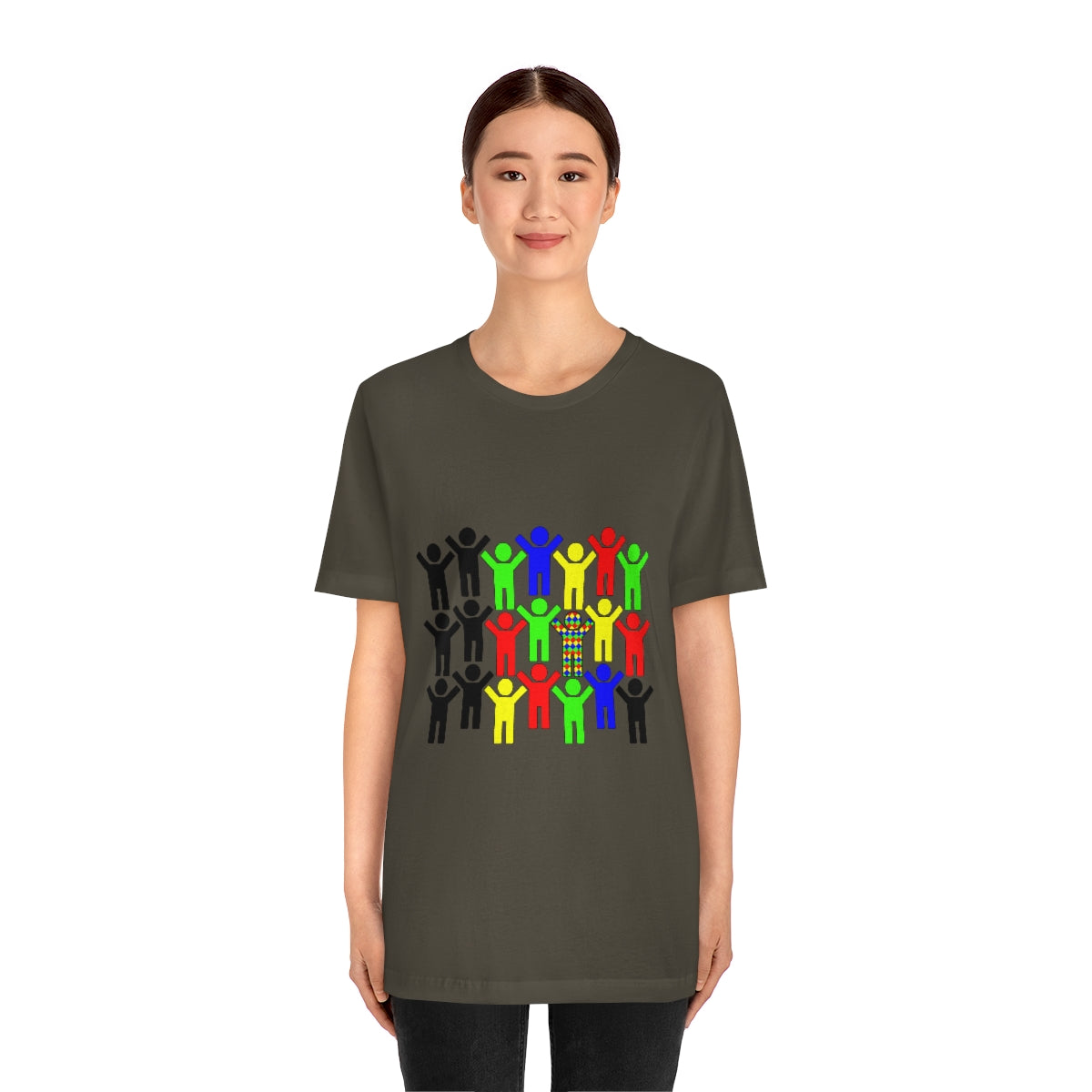 Unisex Jersey Short Sleeve Tee "Change the World by changing yourself"