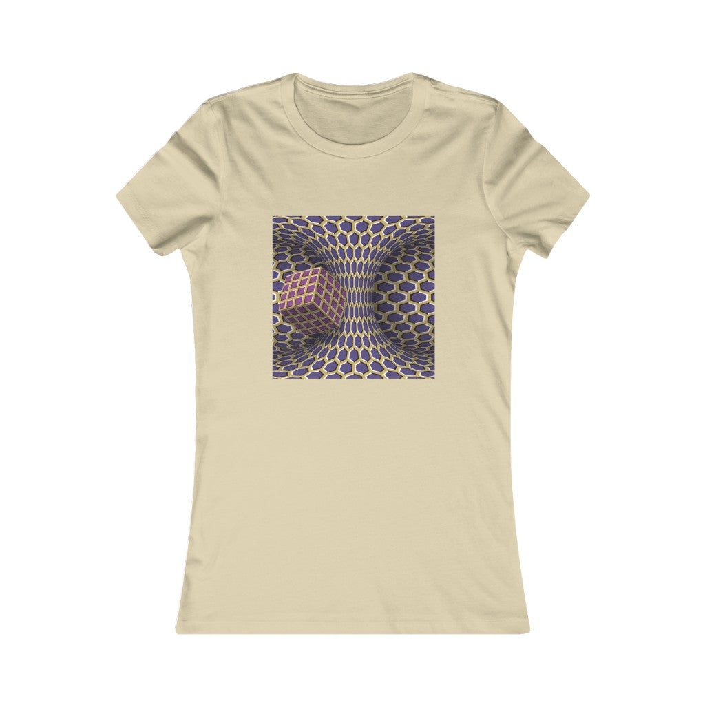 Women's Favorite Tee "Optical illusion Cube"