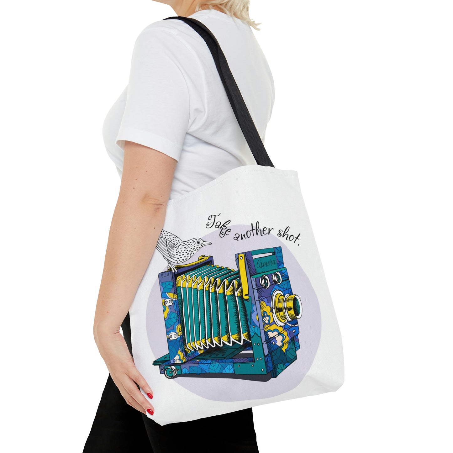 AOP Tote Bag "Take another shot"