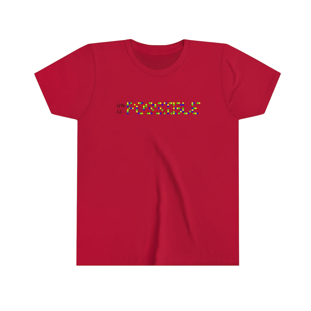 Youth Short Sleeve Tee "Impossible is Possible"