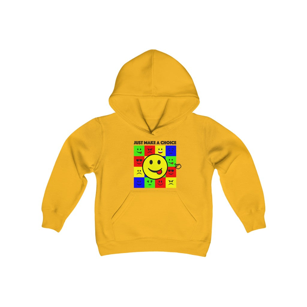 Youth Heavy Blend Hooded Sweatshirt "Make a choice"