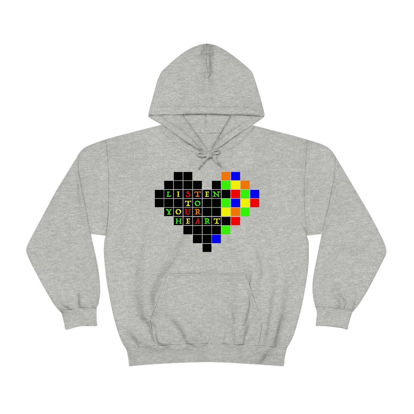 Unisex Heavy Blend™ Hooded Sweatshirt "Listen to your heart"