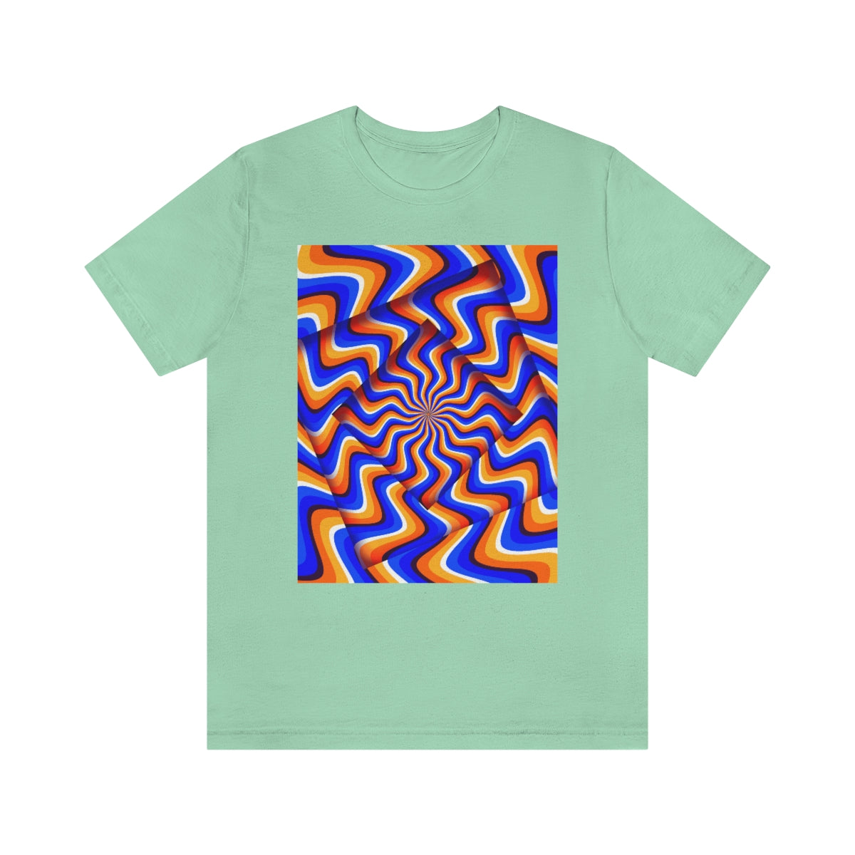 Unisex Jersey Short Sleeve Tee "Optical illusion Abstract turned frames"