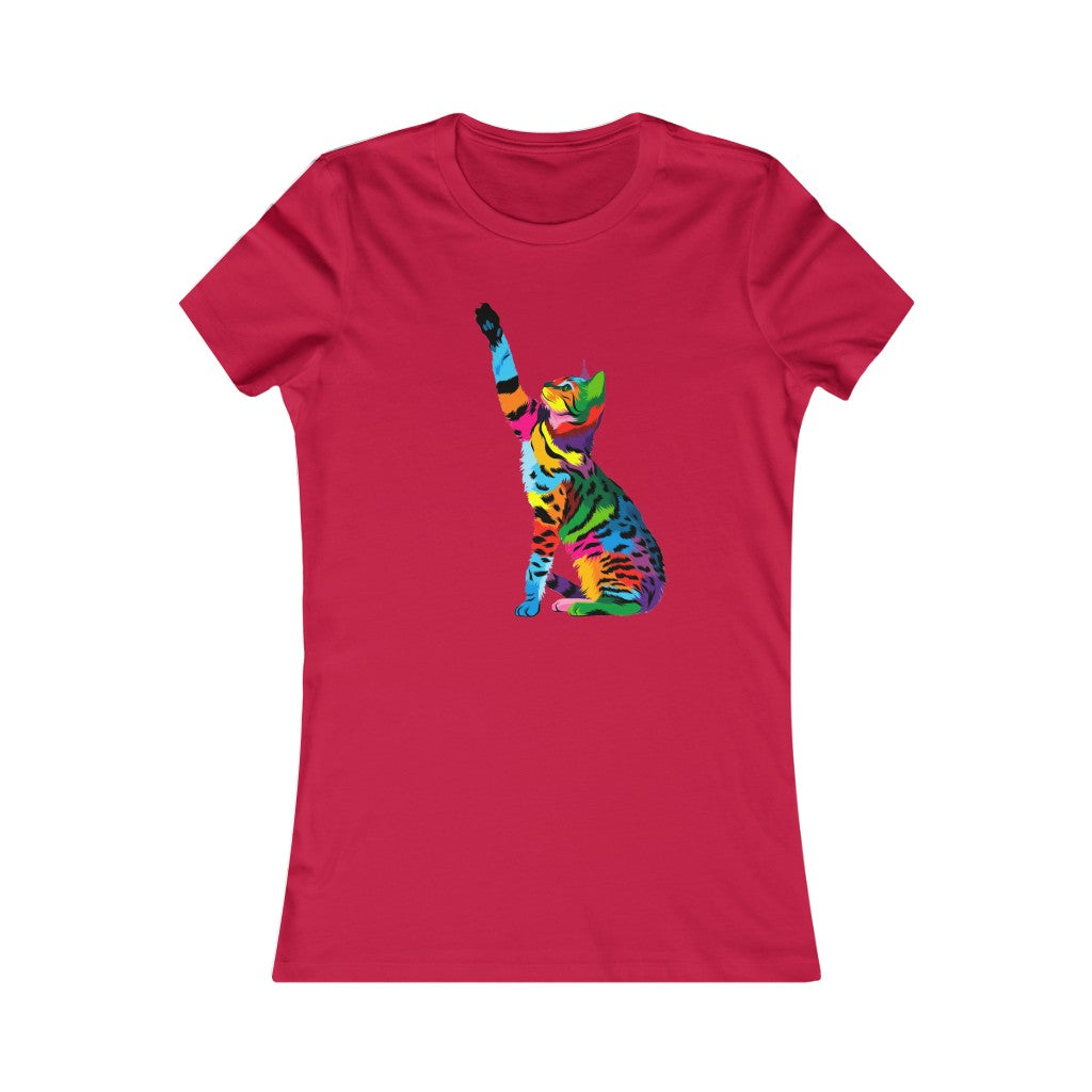 Women's Favorite Tee "Abstract bengal cat"