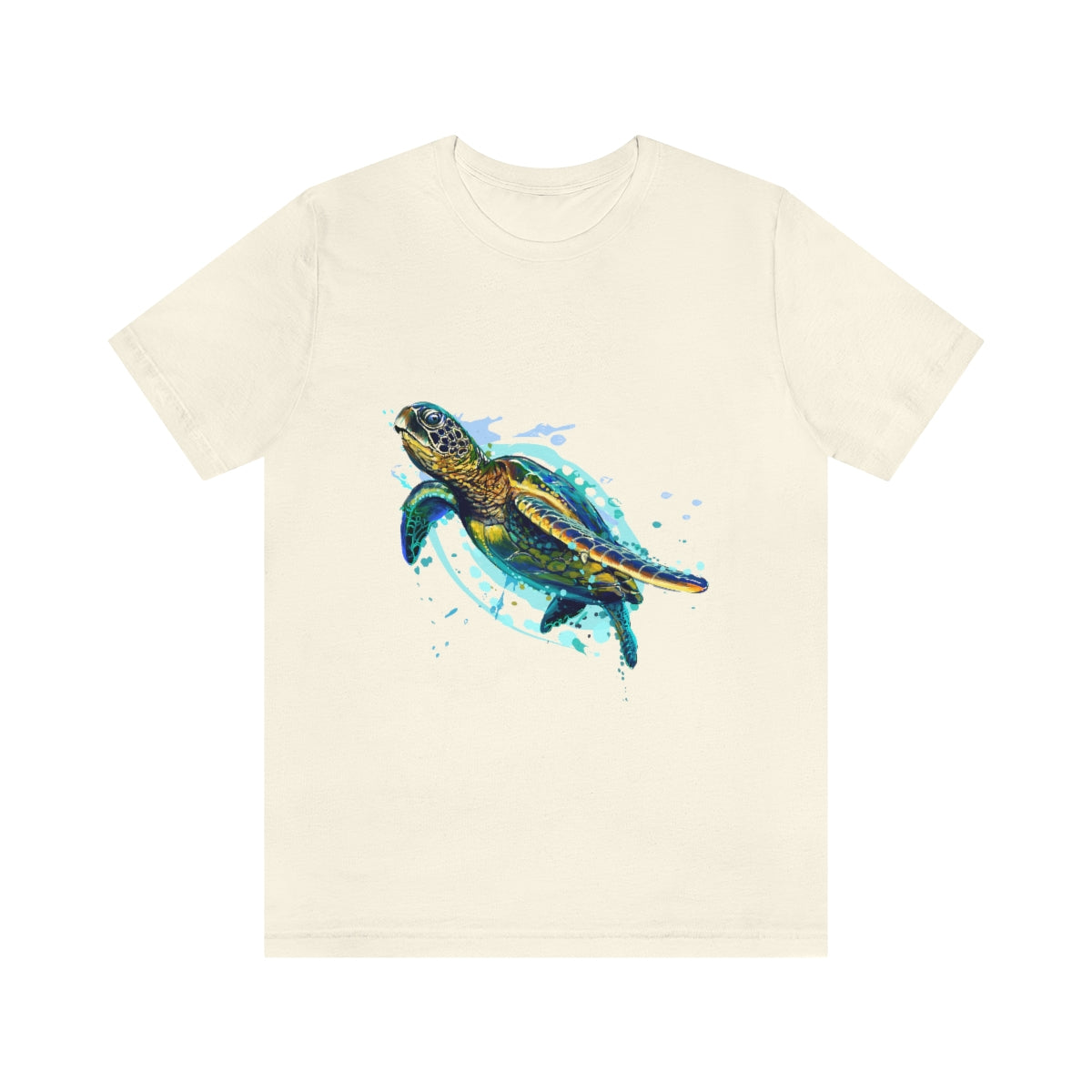 Unisex Jersey Short Sleeve Tee "Sea colorful turtle"