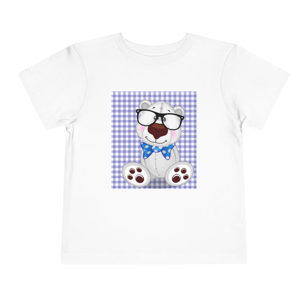 Kids Short Sleeve Tee "Hipster Polar Bear"