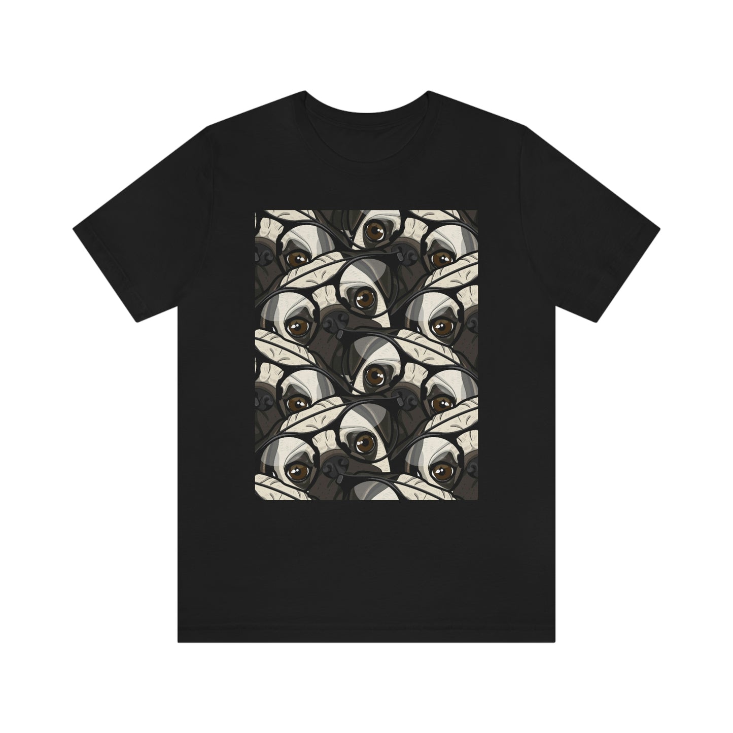 Unisex Jersey Short Sleeve Tee "Pugs pattern"