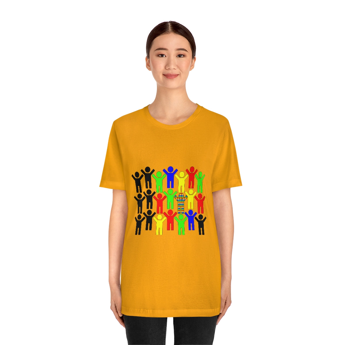 Unisex Jersey Short Sleeve Tee "Change the World by changing yourself"
