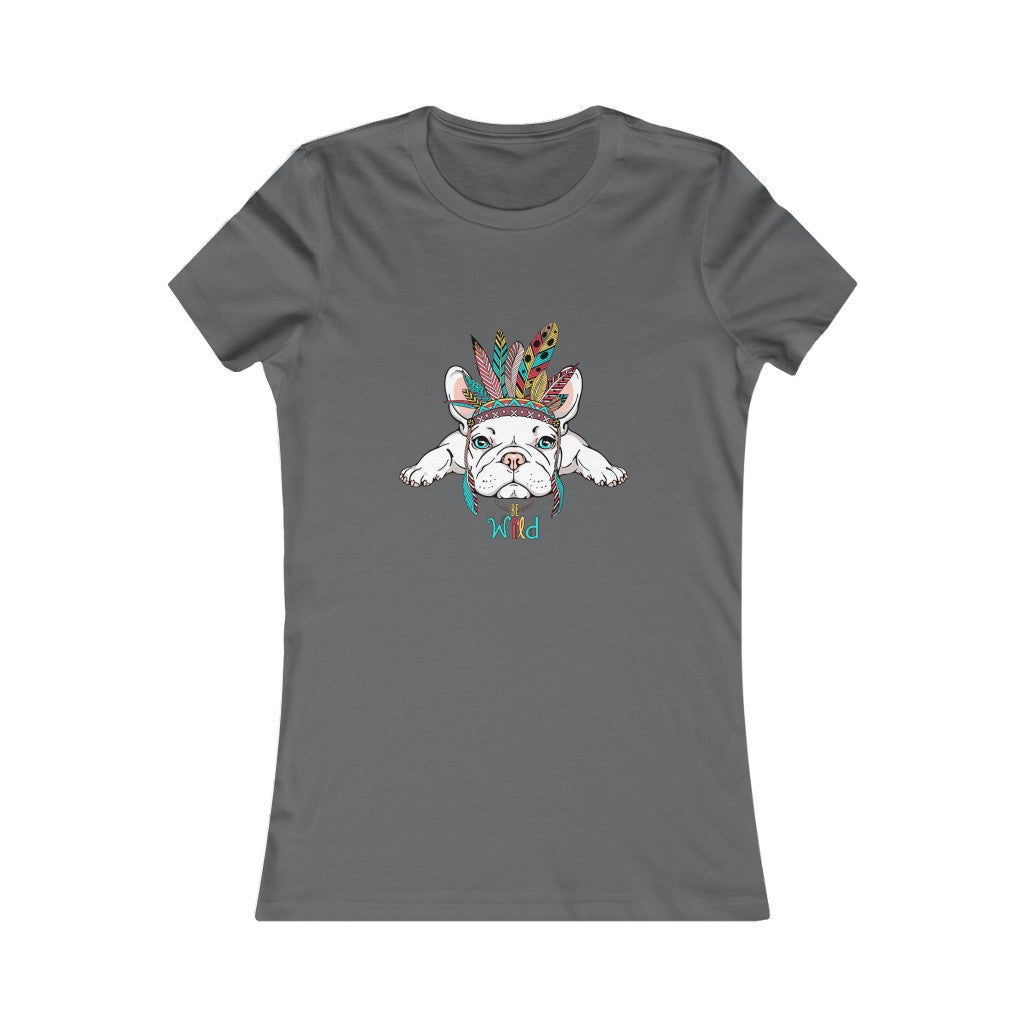 Women's Favorite Tee "French bulldog in Indian headdress"