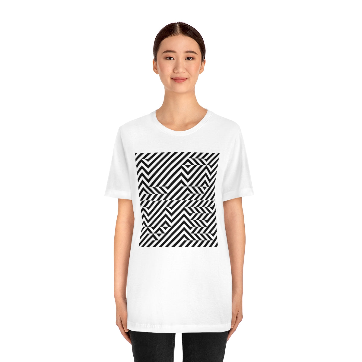 Unisex Jersey Short Sleeve Tee "Optical illusion LOVE"