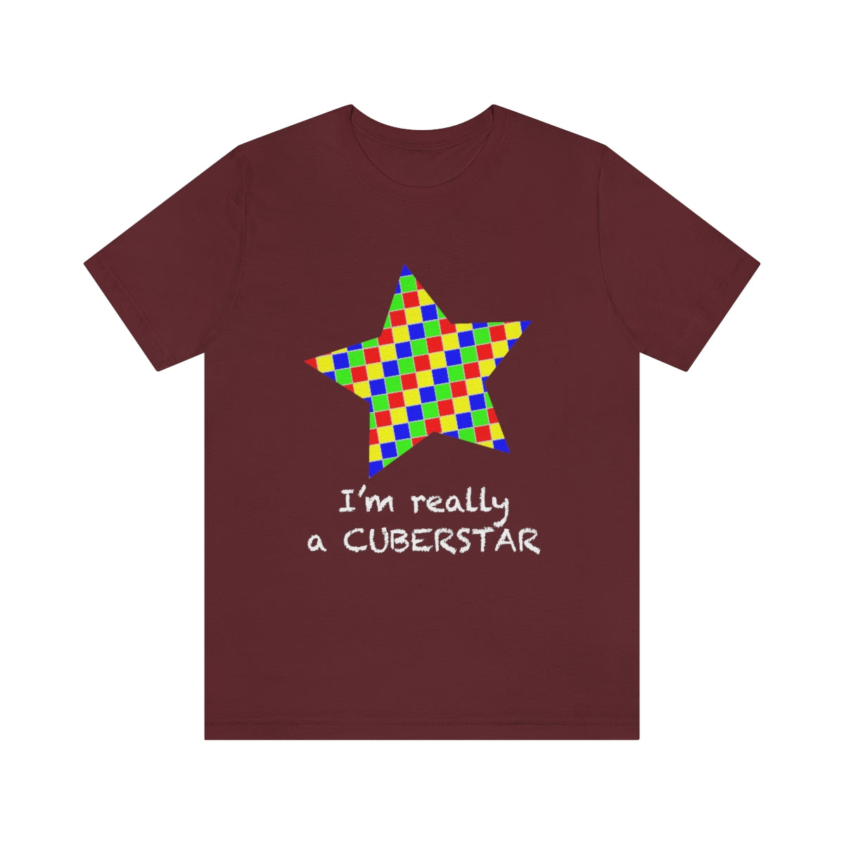 Unisex Jersey Short Sleeve Tee "I'm really a cuberstar"