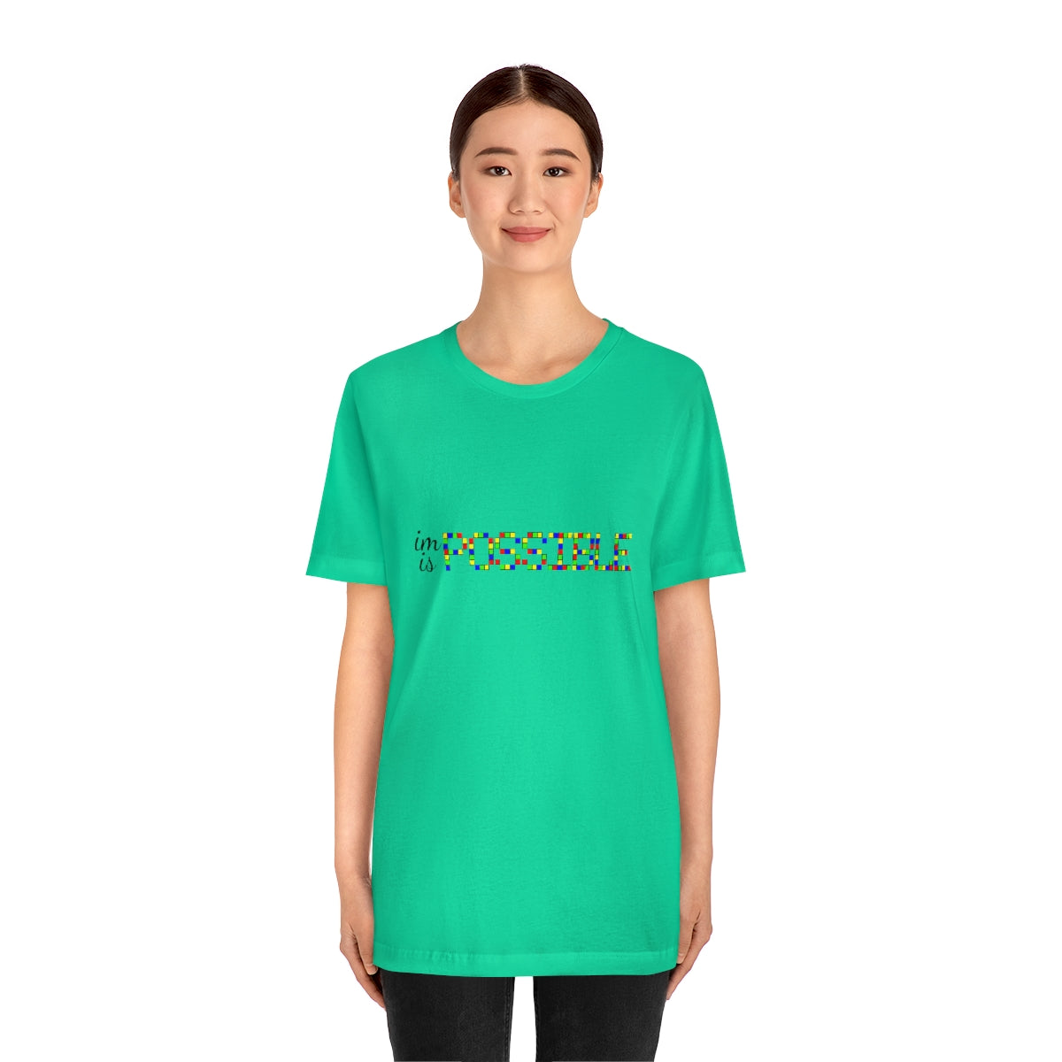 Unisex Jersey Short Sleeve Tee "Impossible is possible"