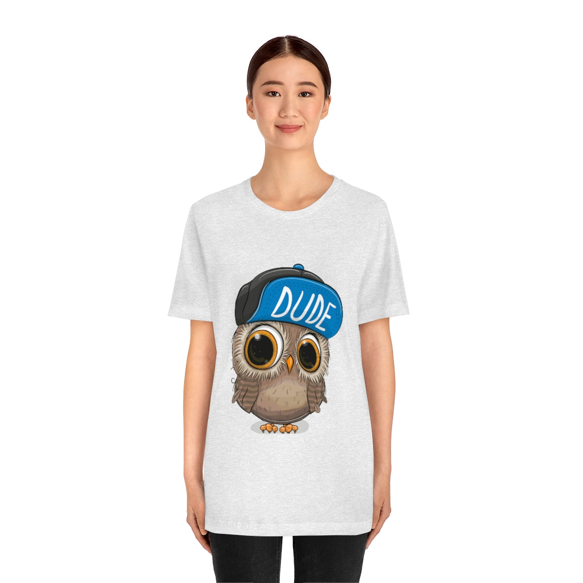 Unisex Jersey Short Sleeve Tee "Cute Cartoon Owl in a cap"