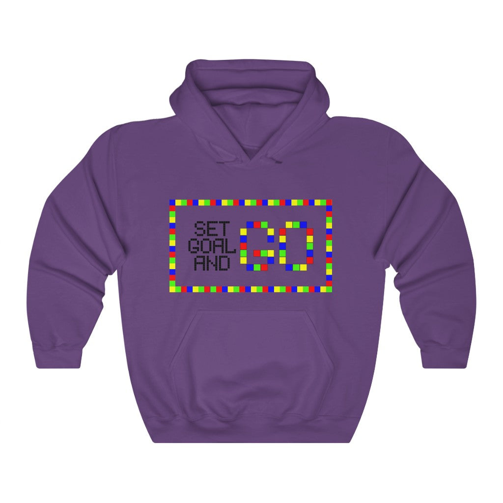 Unisex Heavy Blend™ Hooded Sweatshirt "Set goal and GO"