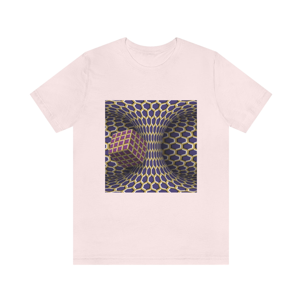 Unisex Jersey Short Sleeve Tee "Optical illusion Cube"