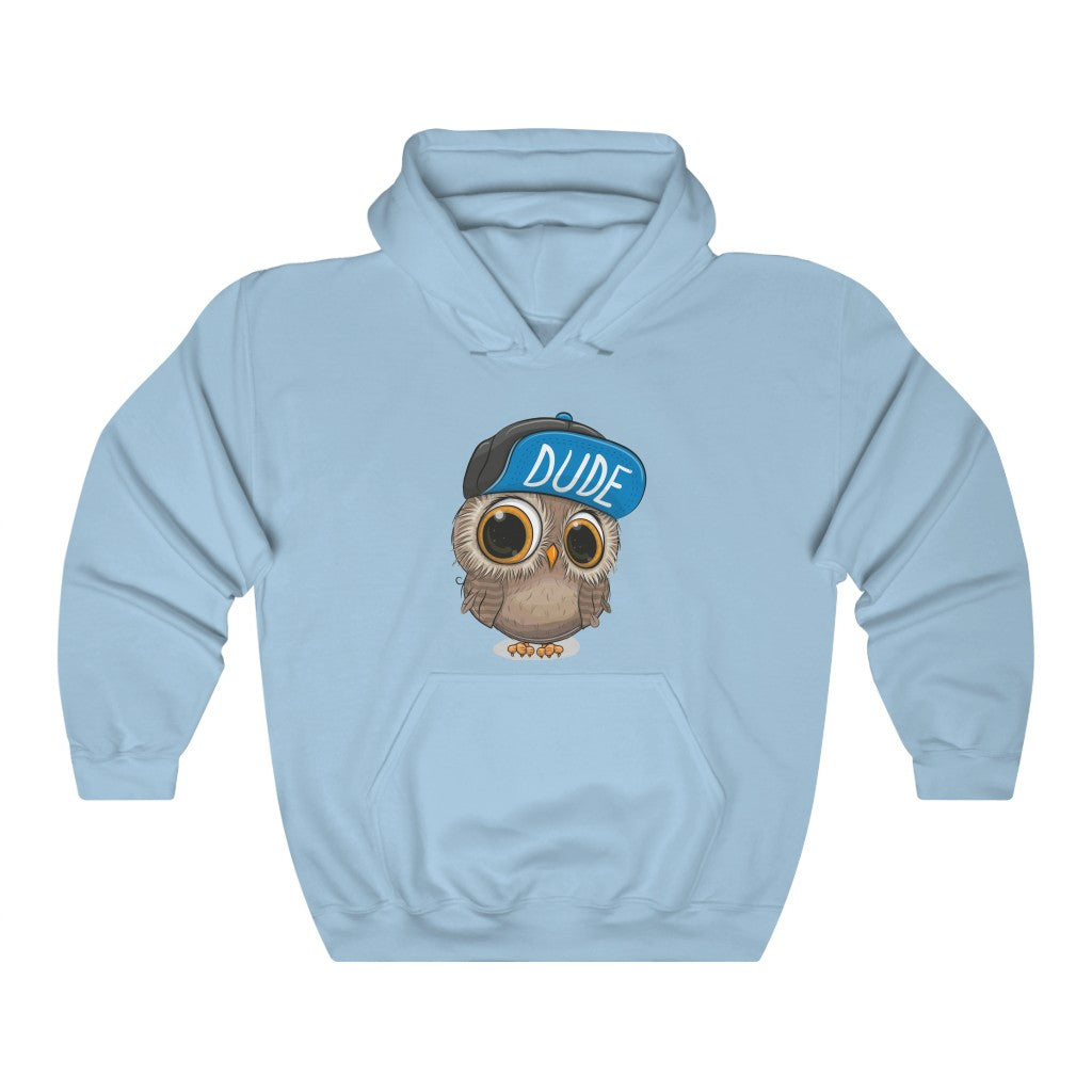 Unisex Heavy Blend™ Hooded Sweatshirt "Cute Cartoon Owl in a cap"