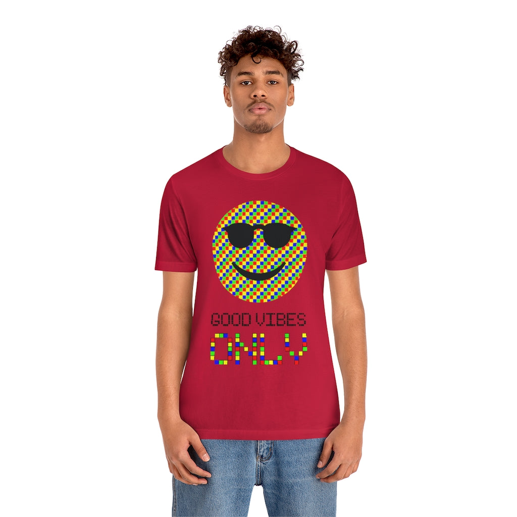 Unisex Jersey Short Sleeve Tee "Good vibes only"