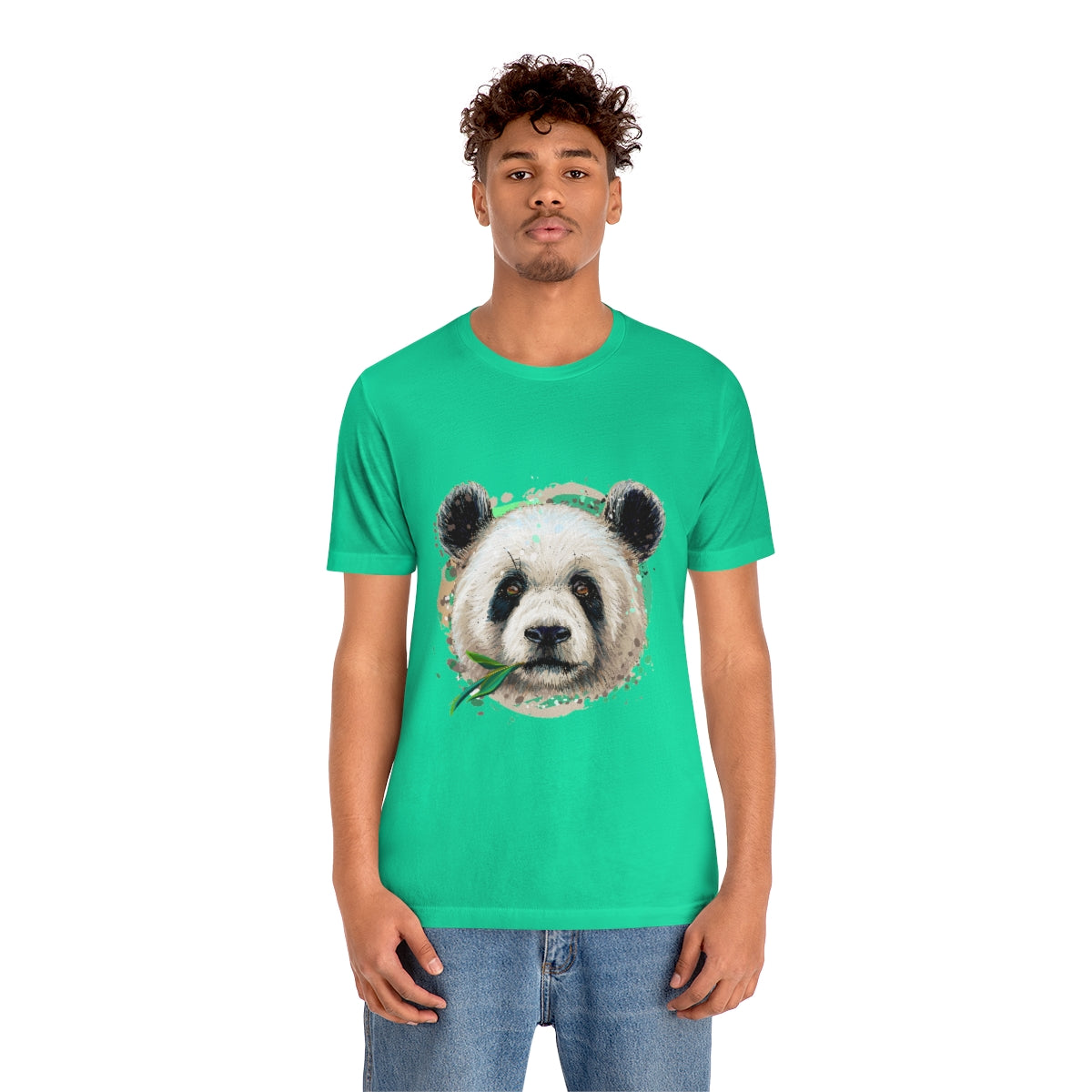 Unisex Jersey Short Sleeve Tee "Colorful panda"