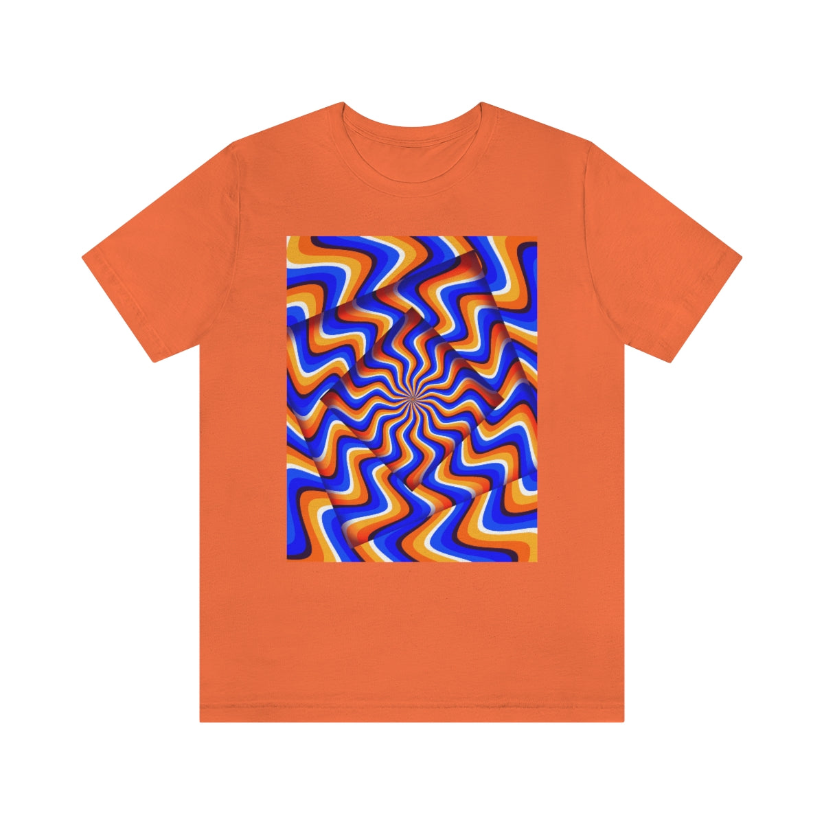 Unisex Jersey Short Sleeve Tee "Optical illusion Abstract turned frames"
