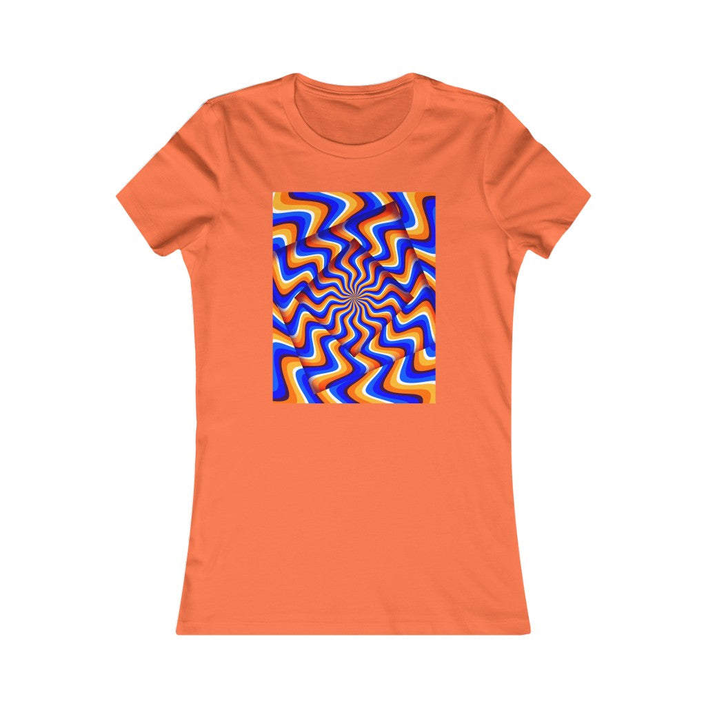 Women's Favorite Tee "Optical illusion Abstract turned frames"