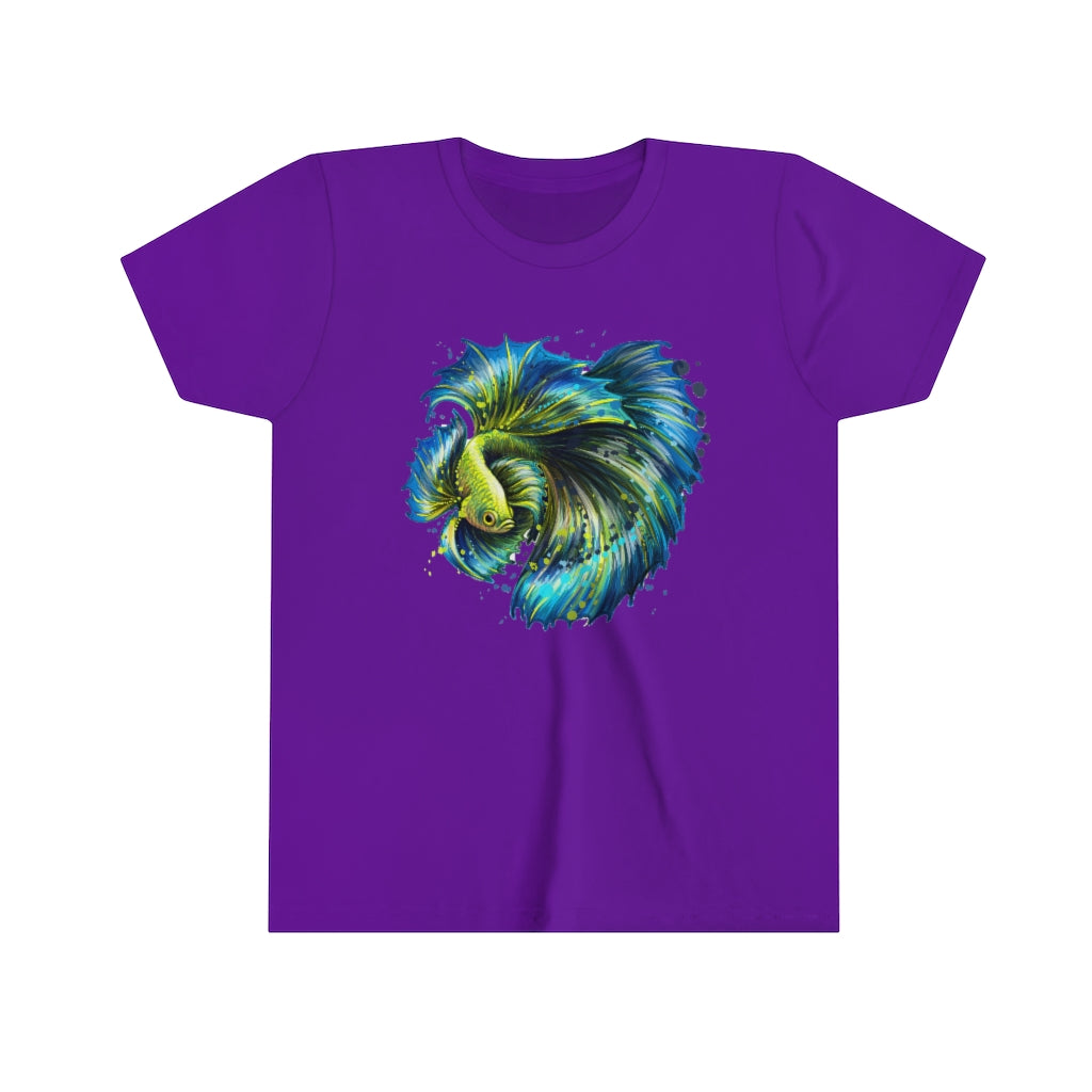 Youth Short Sleeve Tee "Colorful tropical fish"