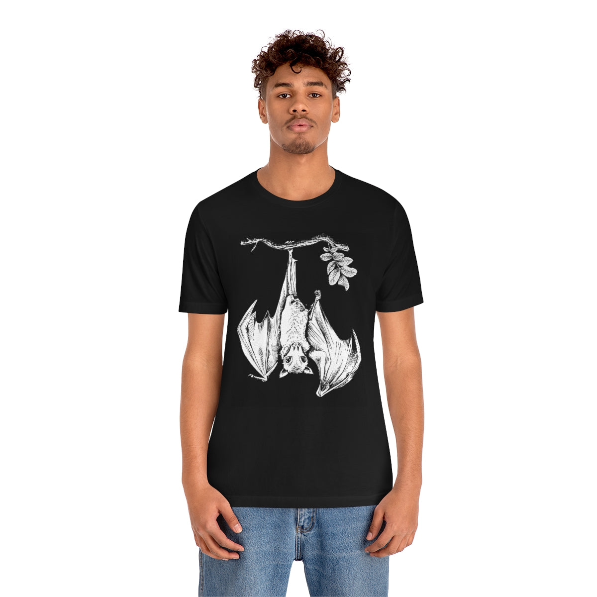 Unisex Jersey Short Sleeve Tee "Flying-Fox on a branch"
