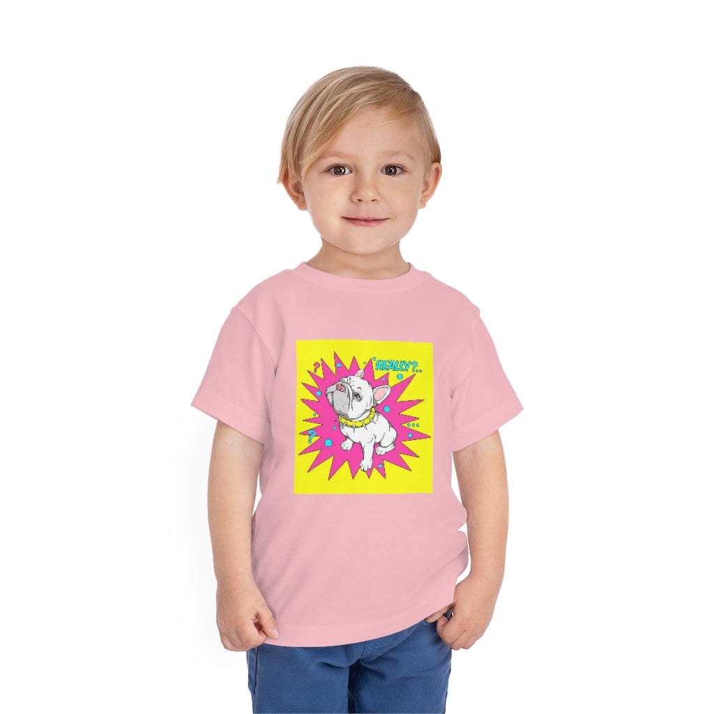 Kids Short Sleeve Tee "French bulldog really?"