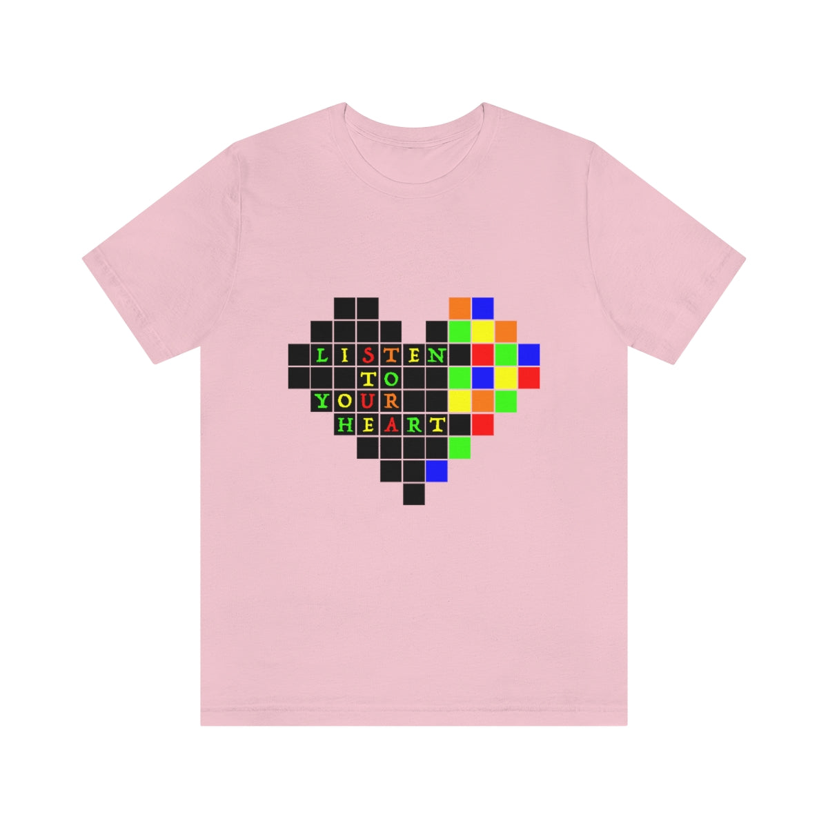 Unisex Jersey Short Sleeve Tee "Listen to your heart"