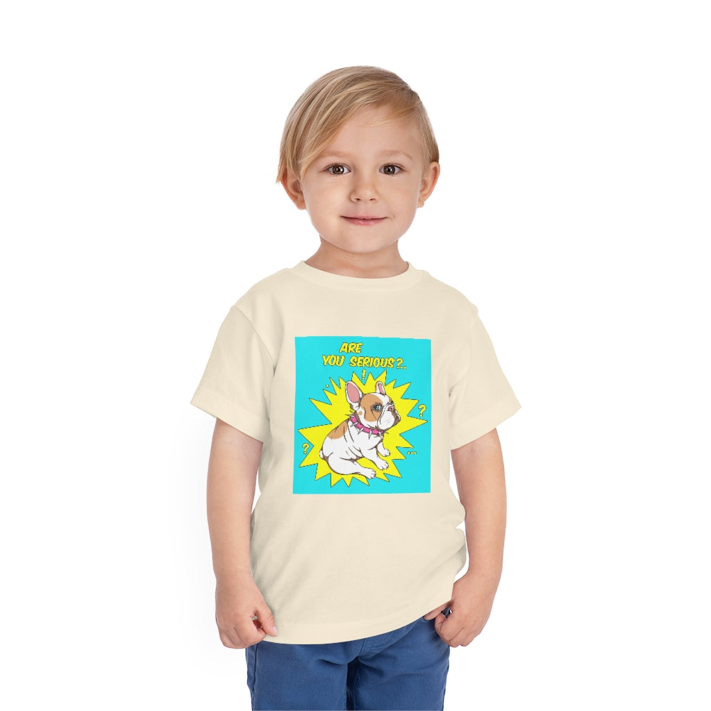Kids Short Sleeve Tee "French bulldog are you serious?"