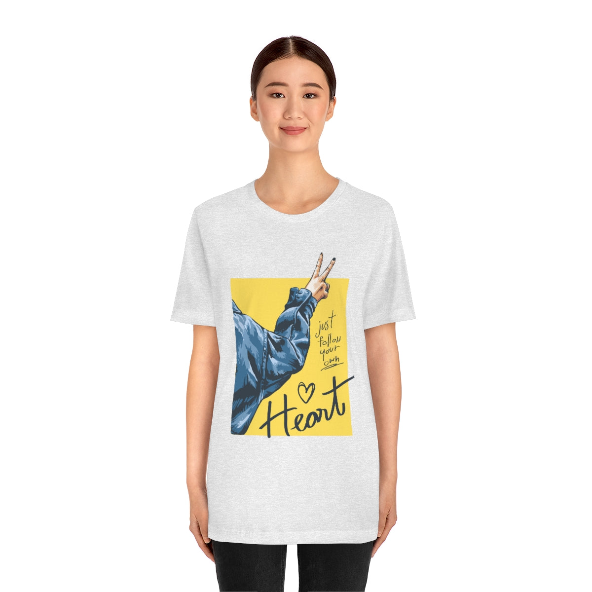 Unisex Jersey Short Sleeve Tee "Follow your heart"