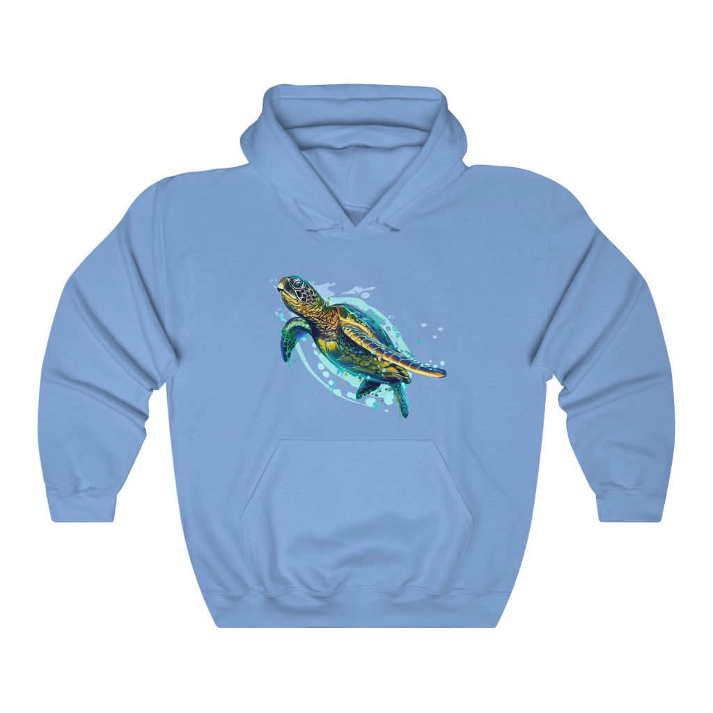 Unisex Heavy Blend™ Hooded Sweatshirt "Sea colorful turtle"