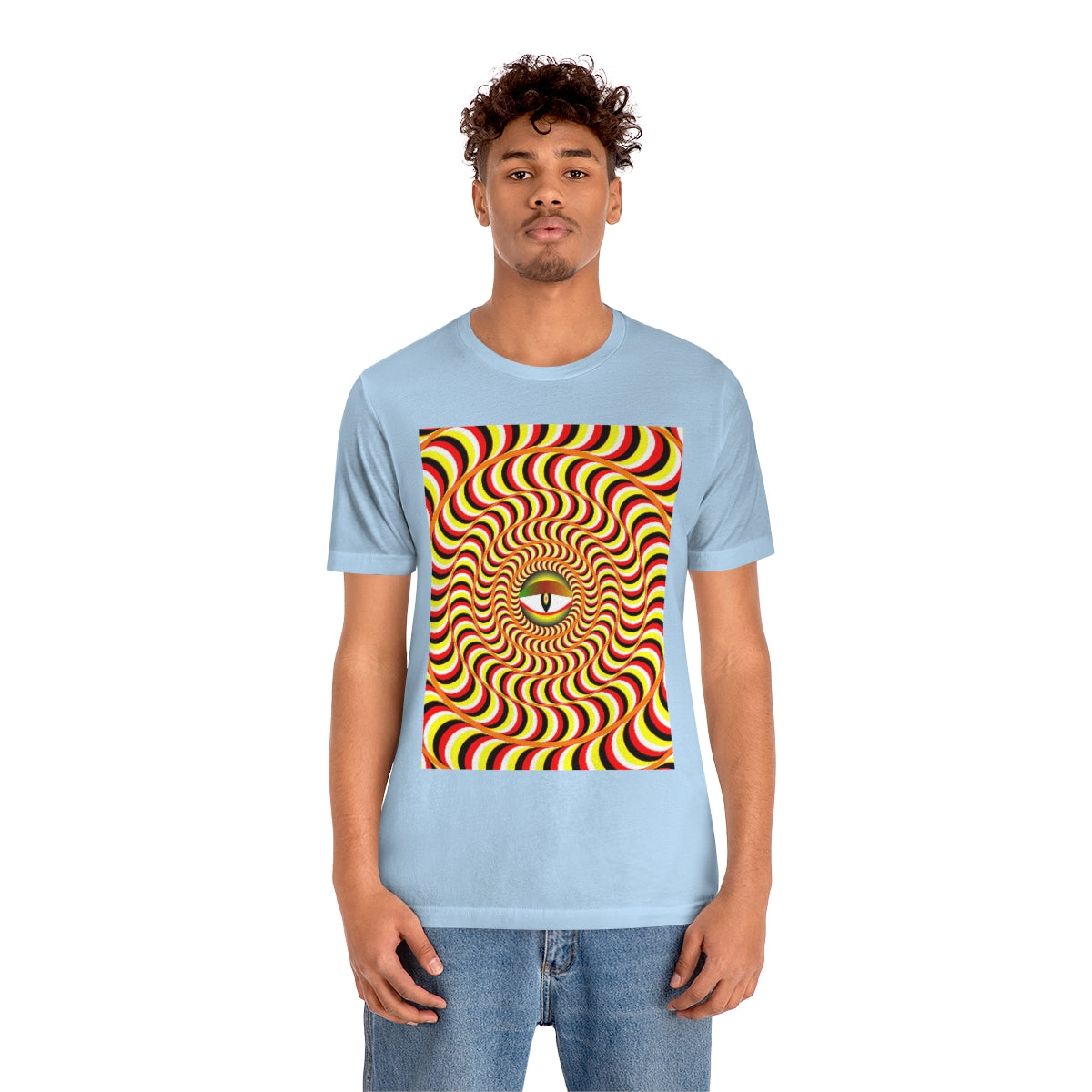Unisex Jersey Short Sleeve Tee "Optical illusion Snake Eye"
