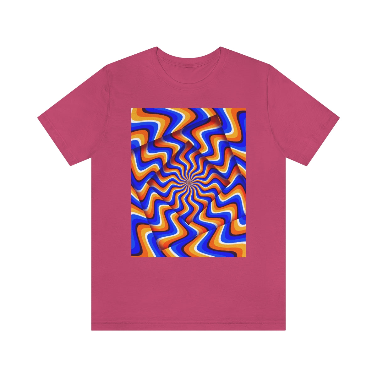 Unisex Jersey Short Sleeve Tee "Optical illusion Abstract turned frames"
