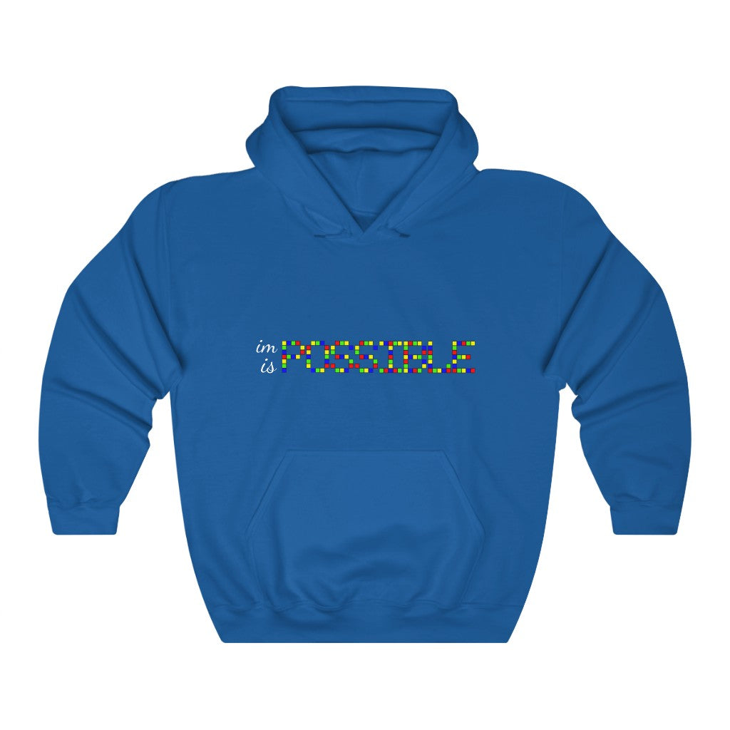 Unisex Heavy Blend™ Hooded Sweatshirt 'Impossible is possible'