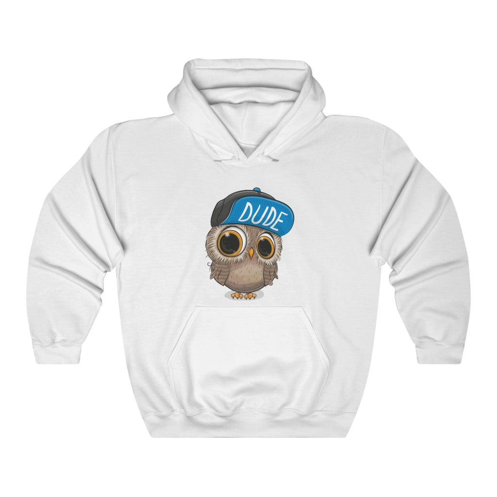 Unisex Heavy Blend™ Hooded Sweatshirt "Cute Cartoon Owl in a cap"