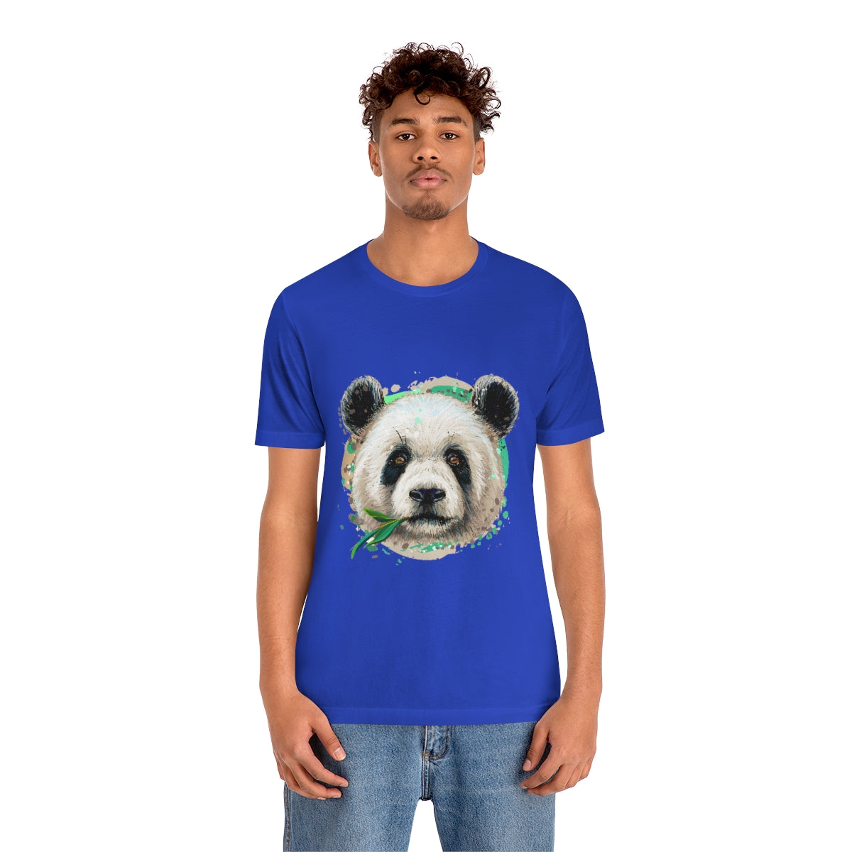 Unisex Jersey Short Sleeve Tee "Colorful panda"