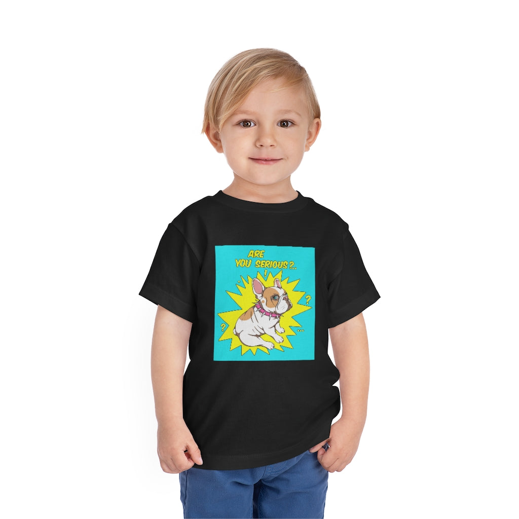 Kids Short Sleeve Tee "French bulldog are you serious?"