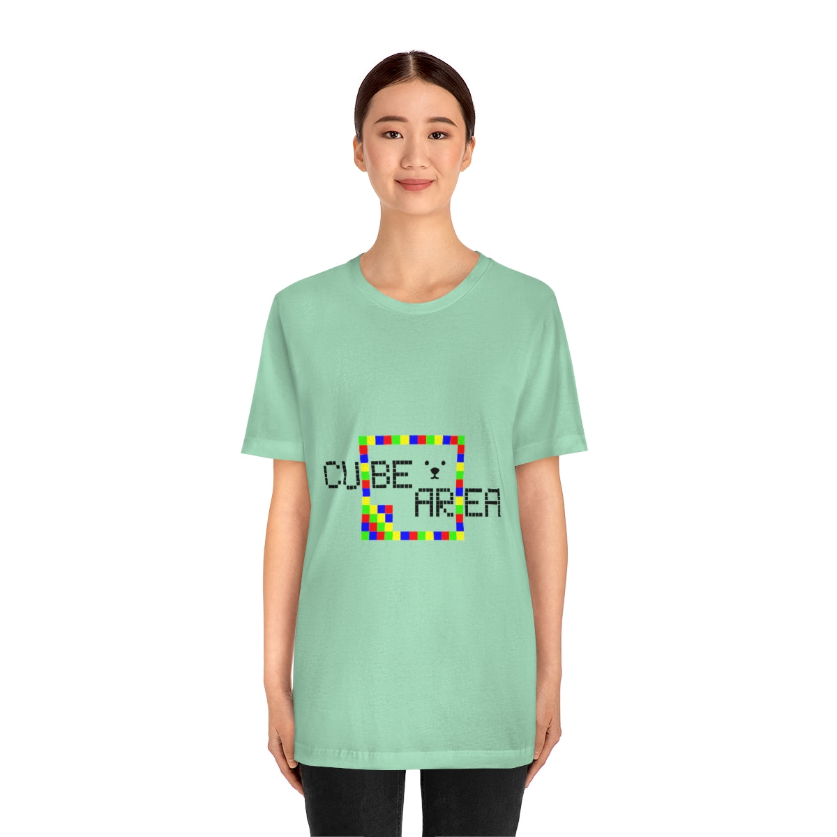 Unisex Jersey Short Sleeve Tee "CuBeArea"