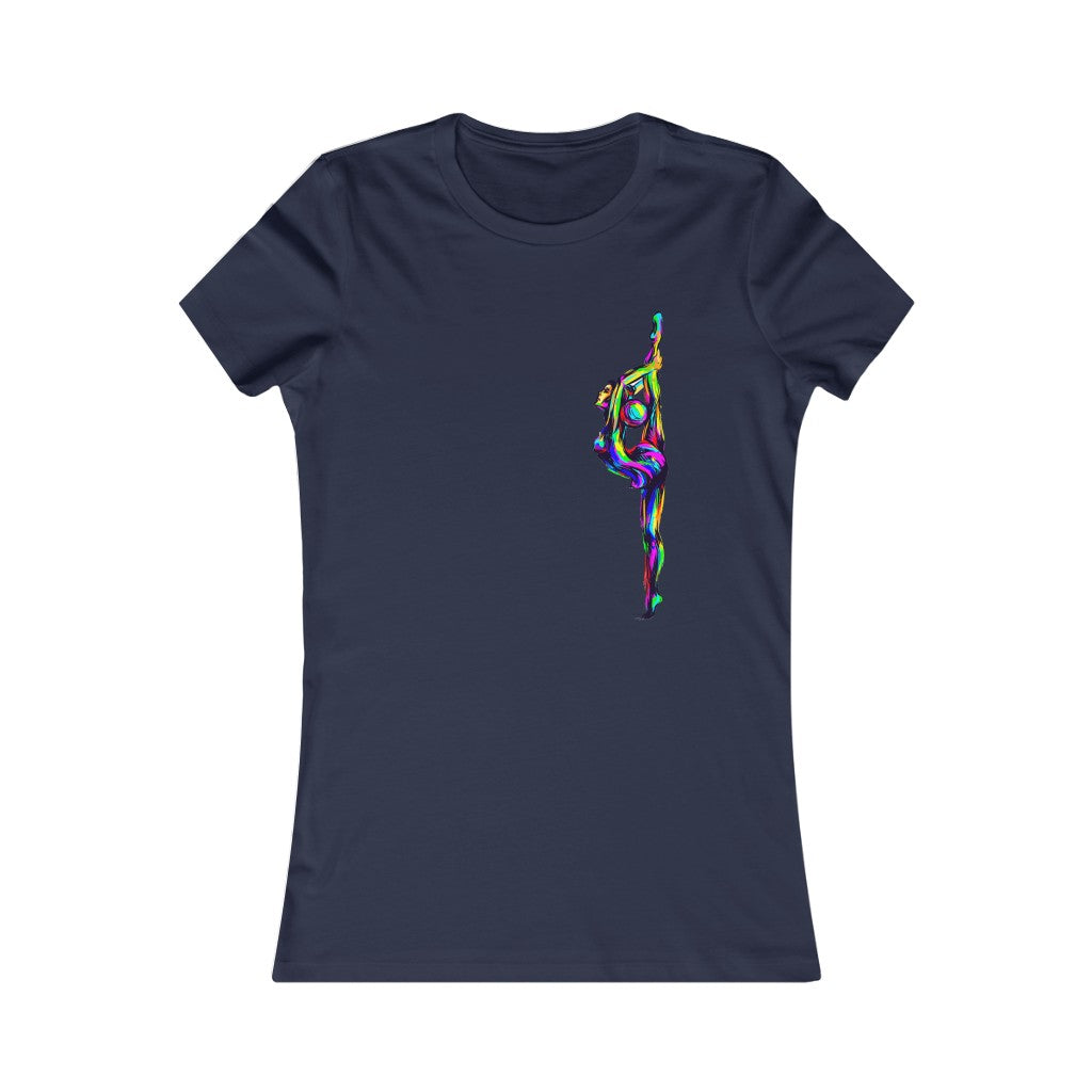 Women's Favorite Tee "Abstract girl gymnastics"