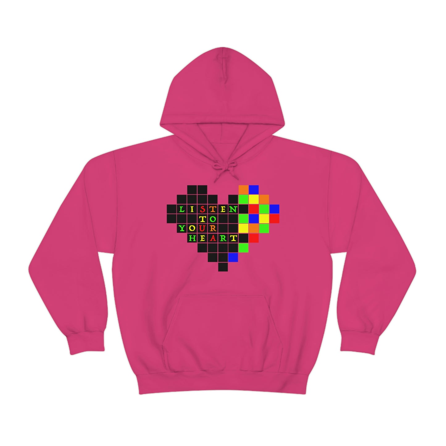 Unisex Heavy Blend™ Hooded Sweatshirt "Listen to your heart"